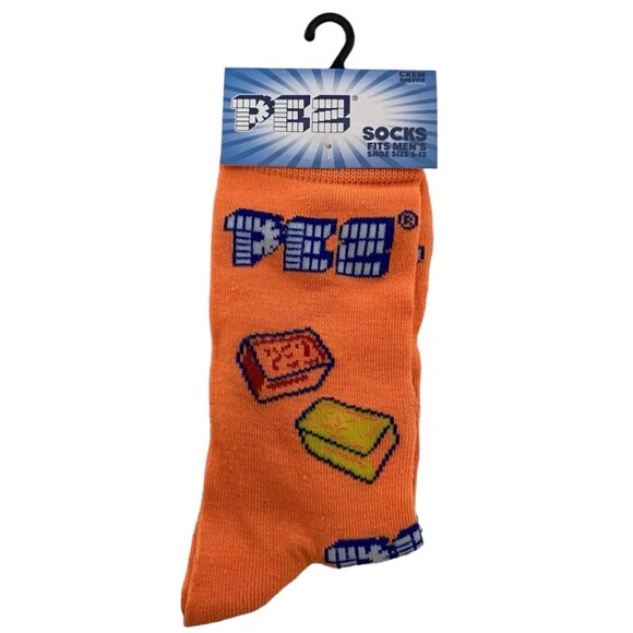 Novelty Funny Crew Socks: Pez, Sour Patch Kids Top Ramen Swedish Fish Brand - Picture 2 of 13